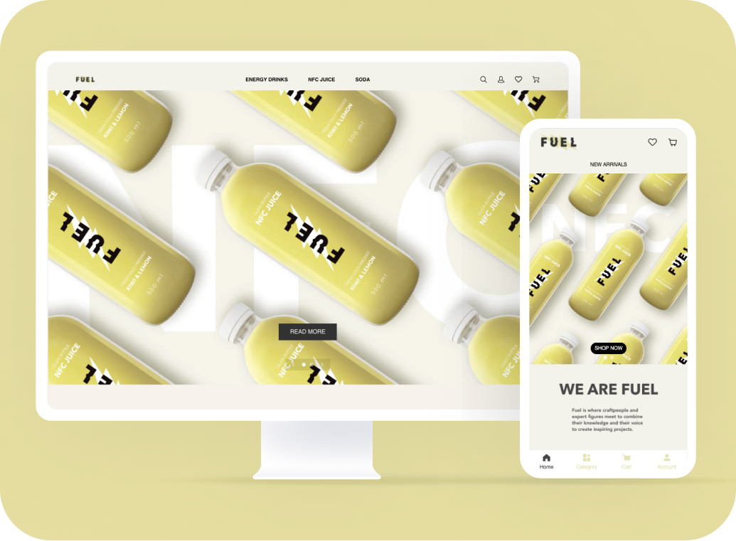 模板推薦 | 年輕跳躍的FUEL 主題，多角度展示、動效視覺一絕！