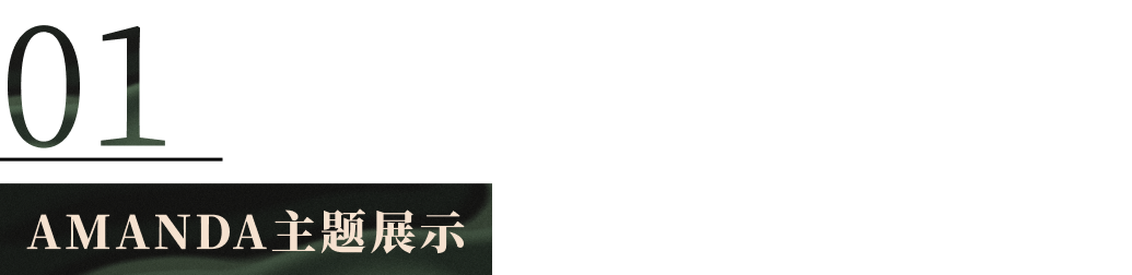 高級感滿滿的AMANDA模板免費用！時尚品牌商家不容錯過