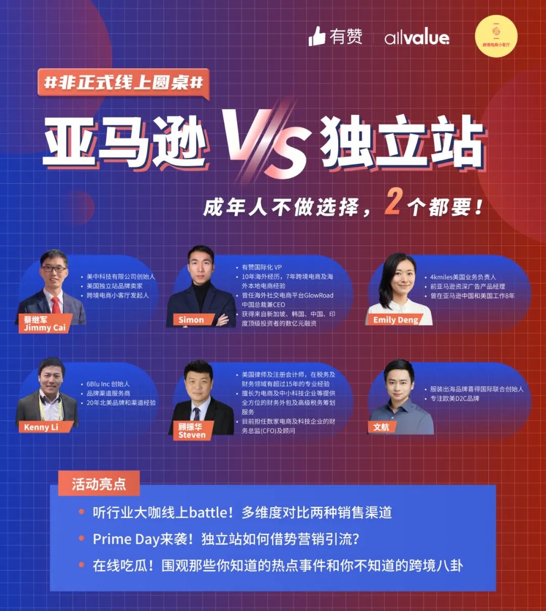 活動回顧 | 亞馬遜VS獨立站，成年人應(yīng)該怎么選？